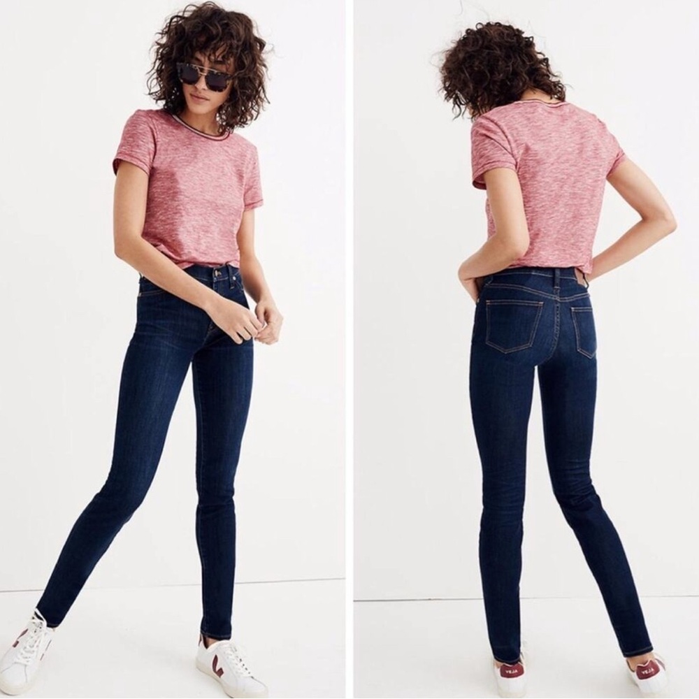 Madewell High Rise Blue Jeans Slim Fit